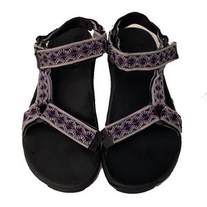 Teva Original Universal Purple and Gray Sandals